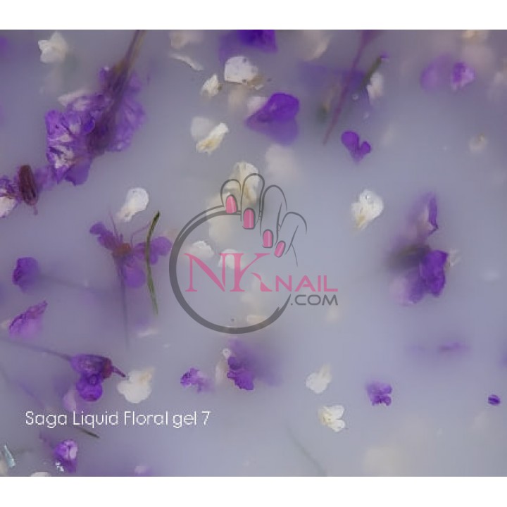 Гель Saga Liquid Floral gel №007, 15 мл